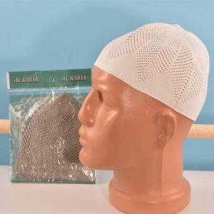 Knitted Hat Machine White