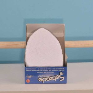 Machine-knit Hat White 12 Pieces