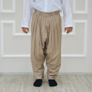 5 Pleated Yavuz Selim Child Trousers Milky Brown