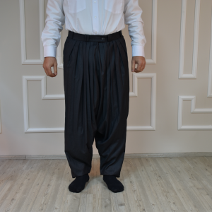 7 Pleat Yavuzselim Baggy Trousers Smoky