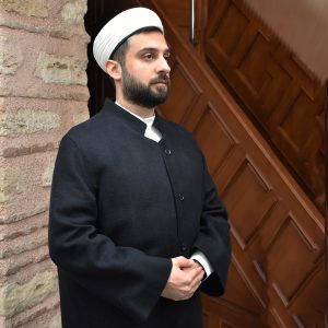 Judge Collar Robe Wool Cashmere Fully Lined Navy Blue