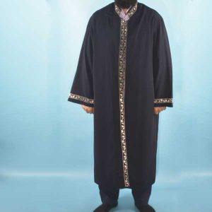 Imam Robe Navy Blue Black