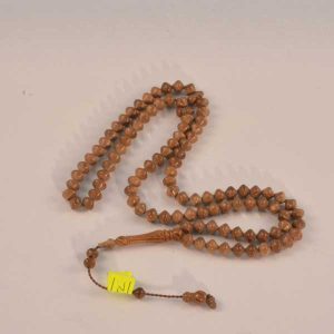 Ebony Tree 99 Beads Rosary Istanbul Model with Carved Imam