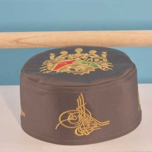 Ottoman Flag Cap Gray Kid