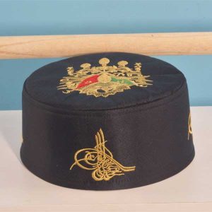 Ottoman Banner Hat Navy Blue for Kids