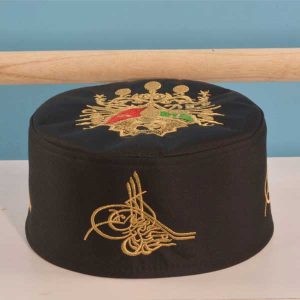 Ottoman Banner Hat Black for Kids