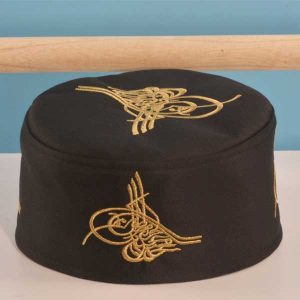 Ottoman Tughra Hat Black for Kids