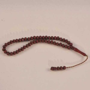 Boxwood 50 Beads Black Rosary