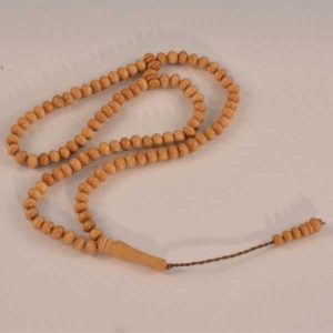 Boxwood 99 Beads Maroon Rosary