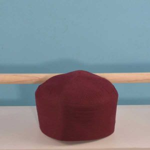 Syrian Turban Cap Maroon