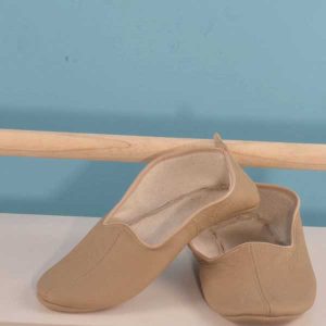 Beige Leather Pilgrimage Sock