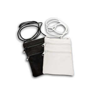 Neck Wallet with Double Zipper