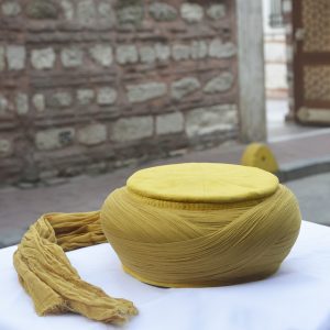 Cross Model Mustard Yellow Turban