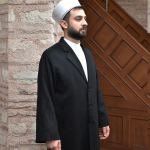 Jacket Collar Robe Wool Cashmere Fully Lined Black