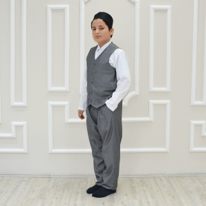 Children's Vest Pants Set Grey