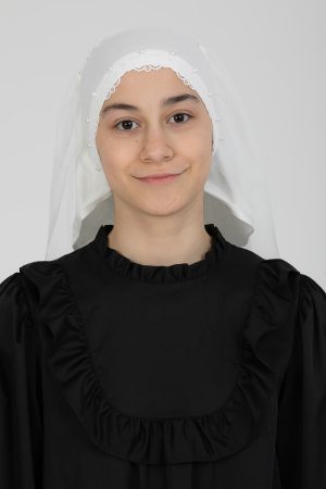 Pearl Model Children's Modest Headscarf Bone White