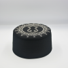 Mold Turban Cap Black Nali Şerif Embroidered