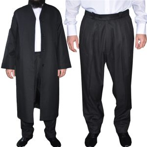 Winter Robe Shalwar Set Bossa Black