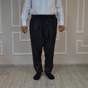 Elastic Trousers Smoke