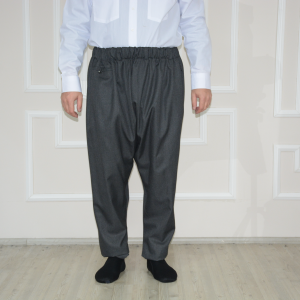 Elastic Trousers Smoke Bossa