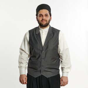 Jacket Collar Model Vest Smoke