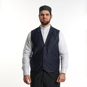 Jacket Collar Model Vest Navy