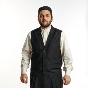 Jacket Collar Model Vest Black