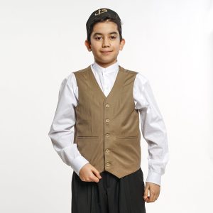 Child Vest Milky Brown