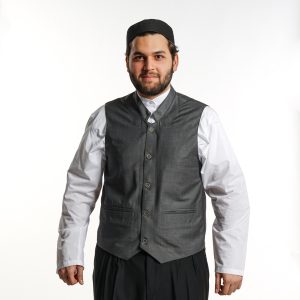Shawl Collar Vest Smoke