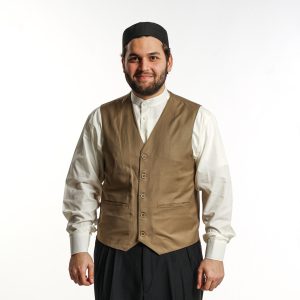 Classic Model Vest Milky Brown